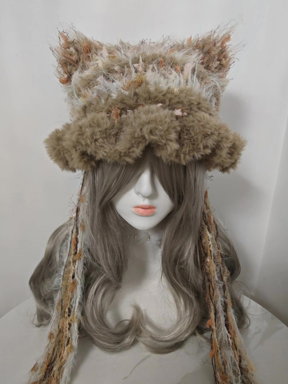 Handmade Faux Fur Cat Ear Hat