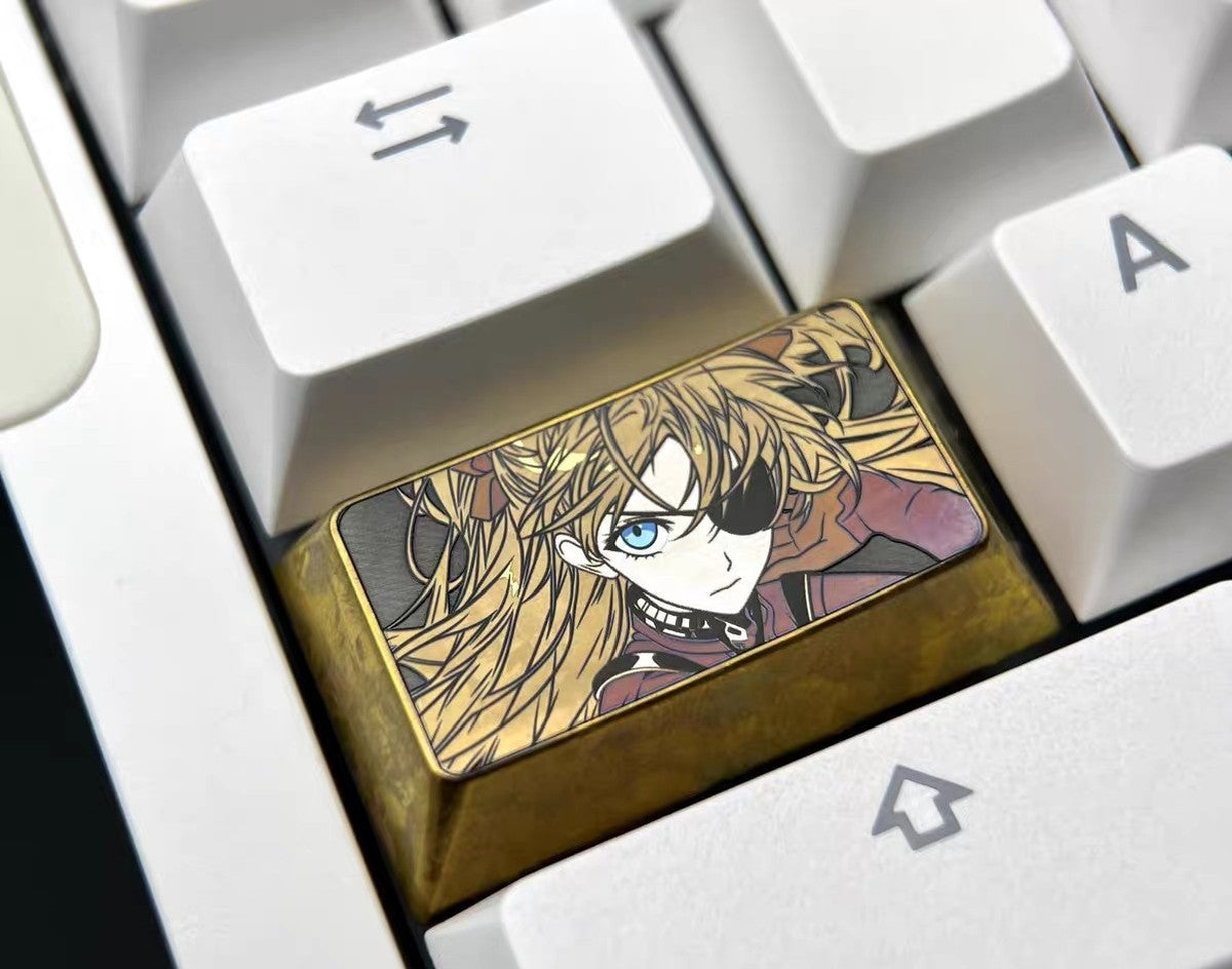 Asuka Titanium Alloy Artisan Keycaps