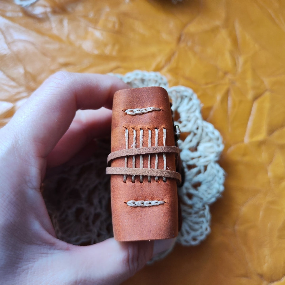 Cowhide Leather Journal 144 Pages
