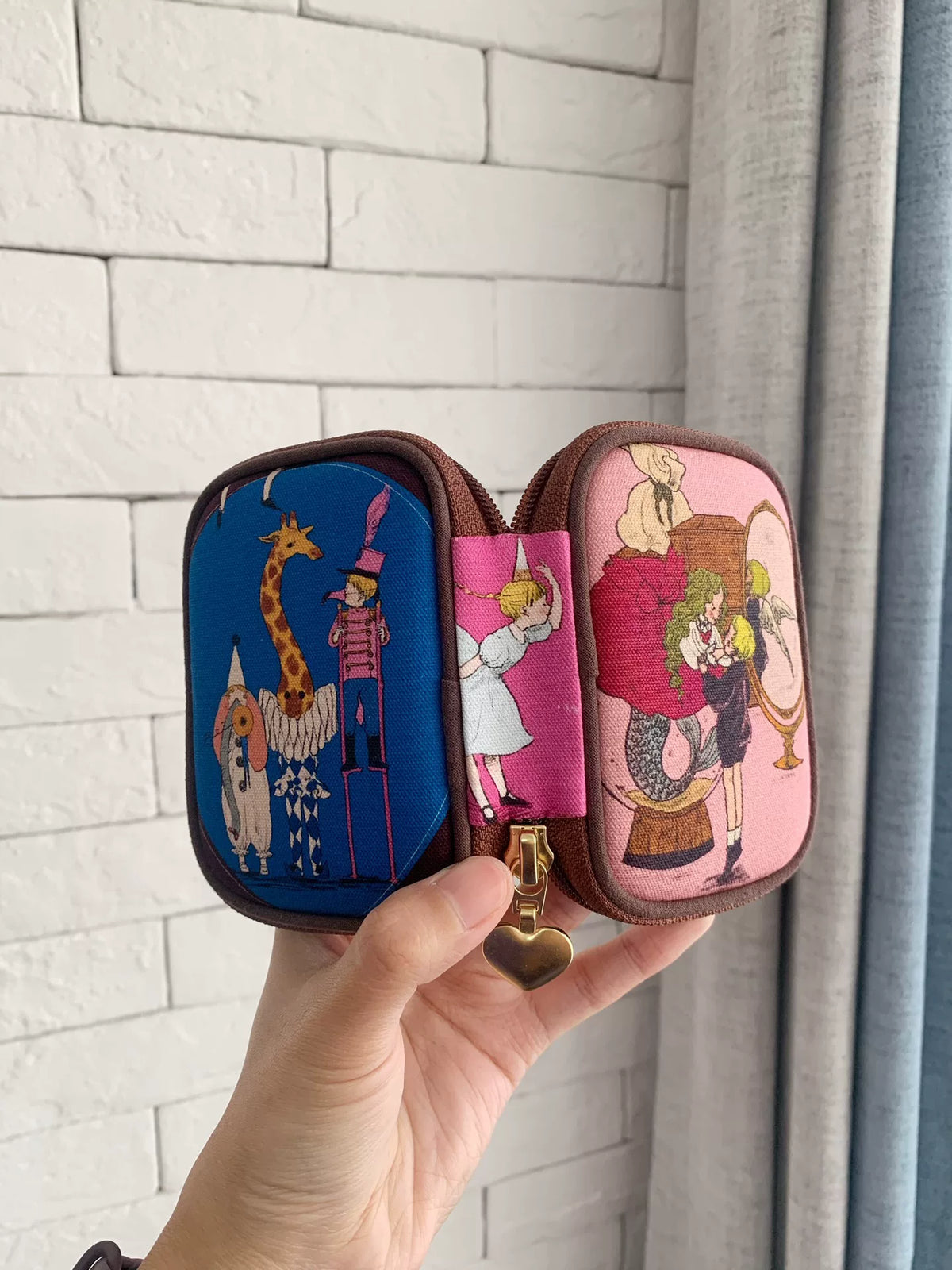 Bolsa Retangular em Tecido Oxford com Fecho YKK