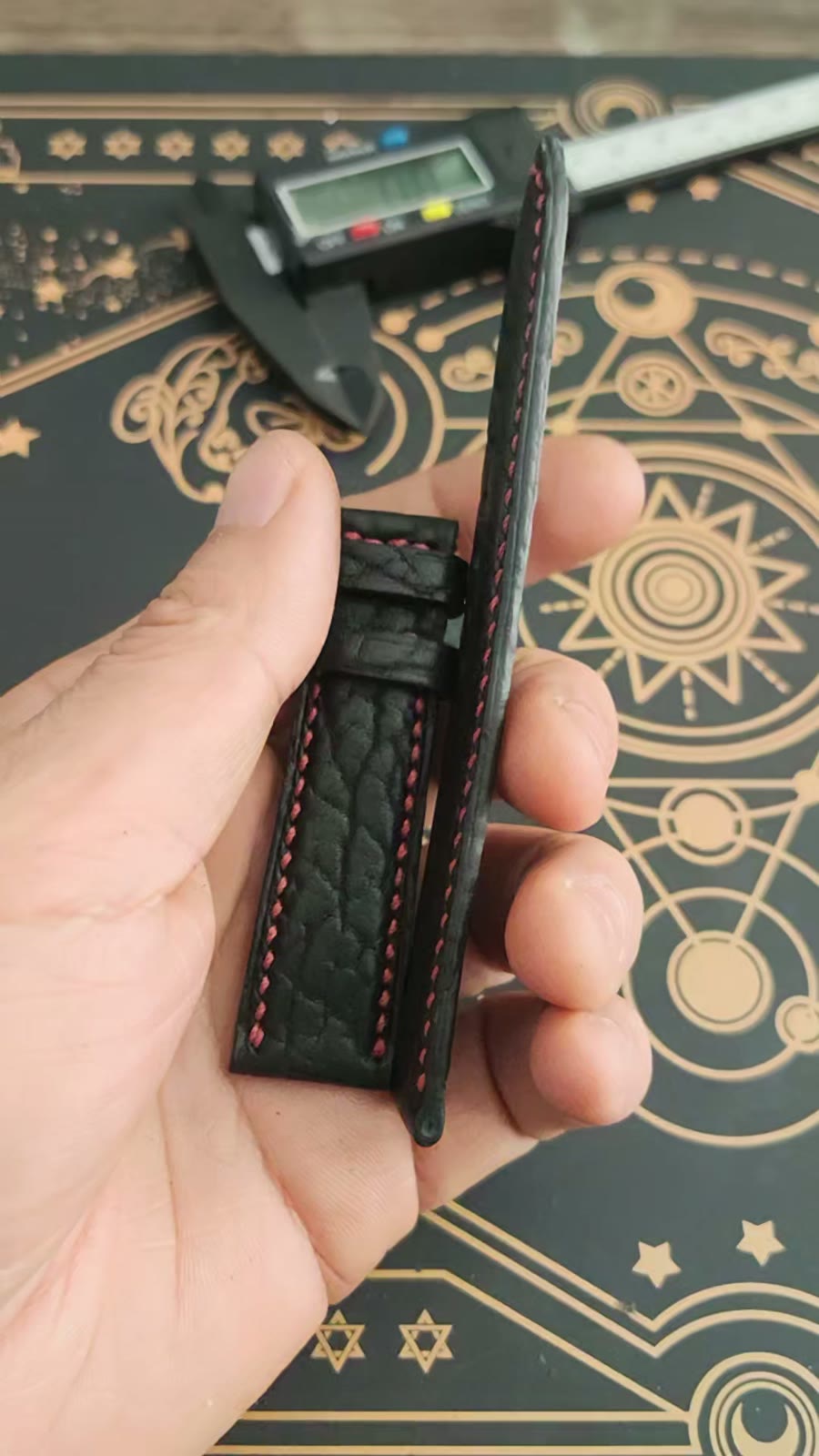 Handcrafted Seal Skin Leather Watch Strap