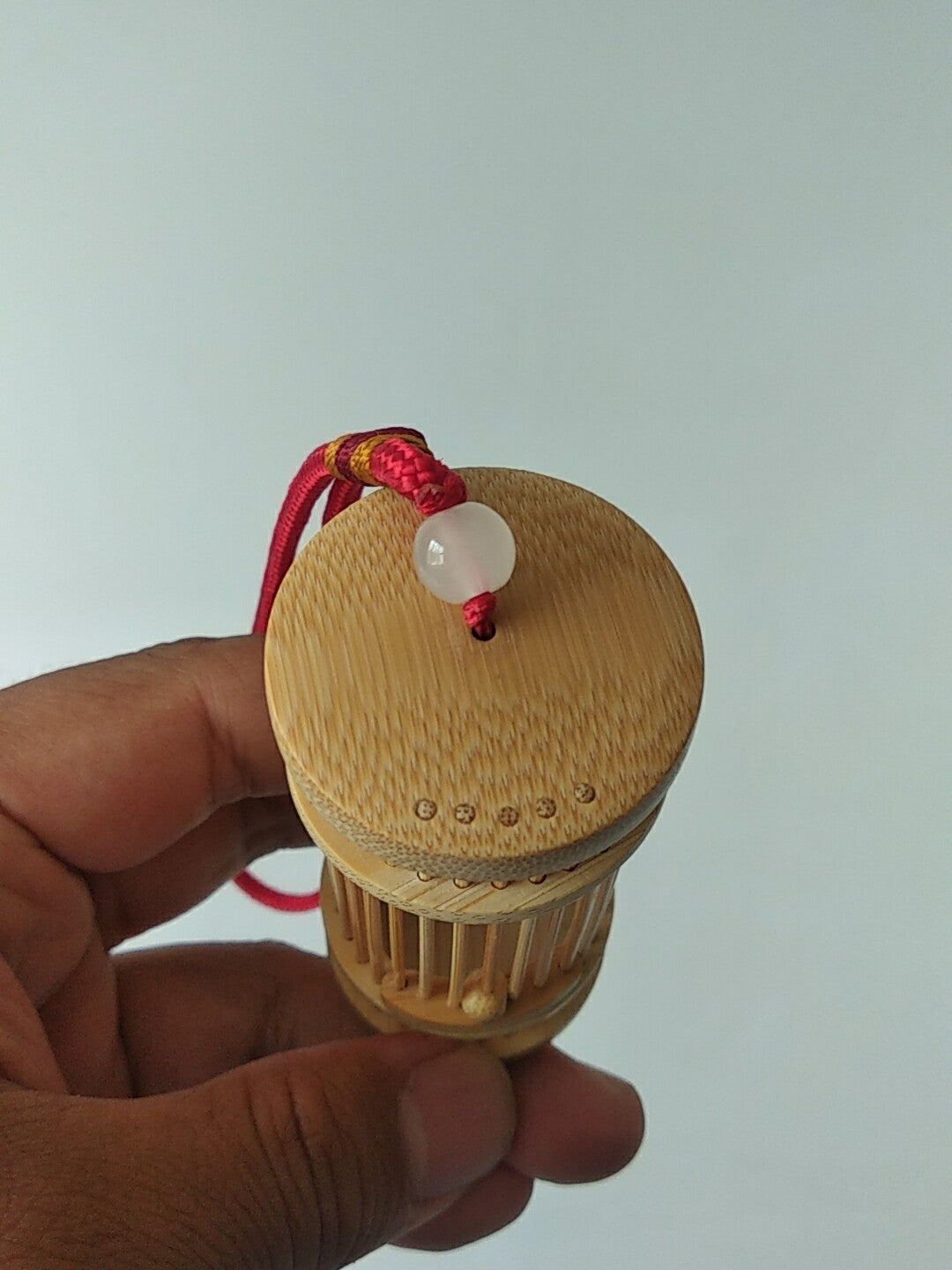 Handcrafted Bamboo Cricket Cage Handheld 30mm