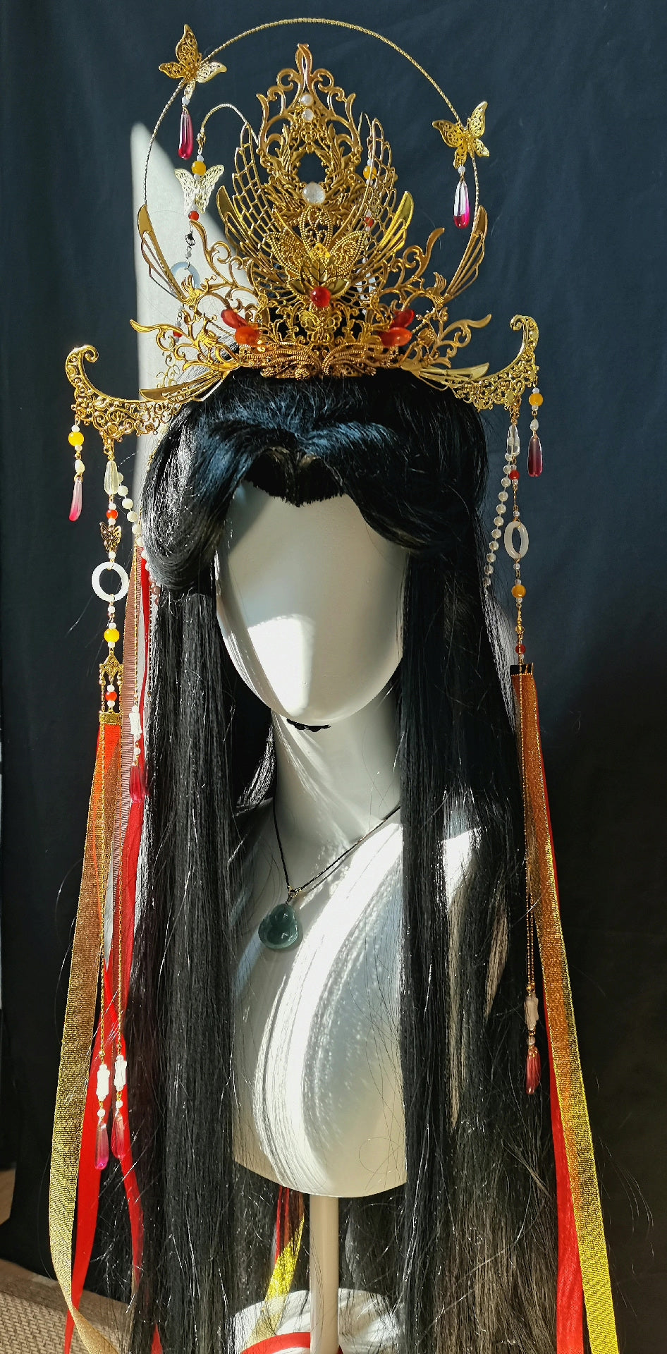 Xie Lian Cosplay Crown with Red Accents