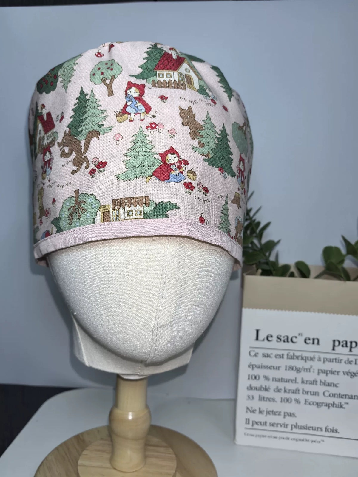 Cotton Little Red Riding Hood Scrub Cap