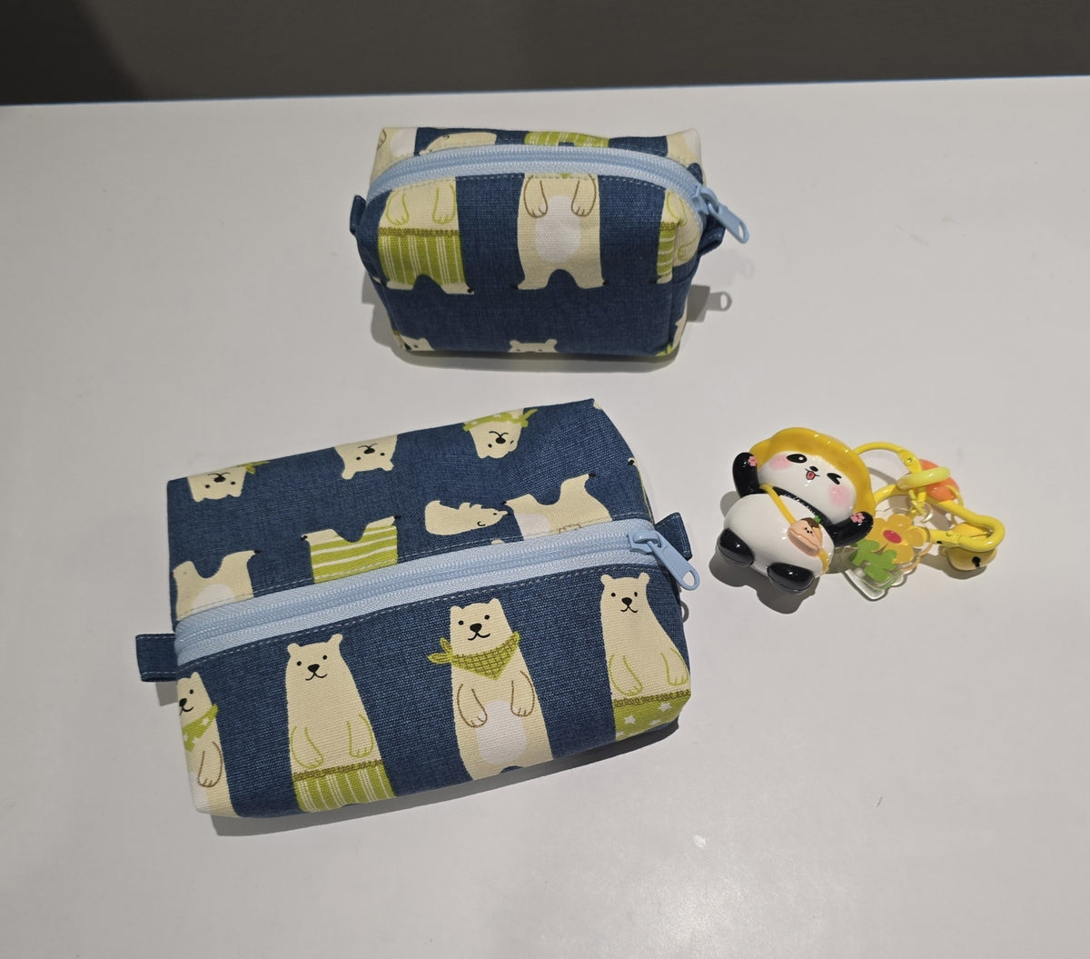 Polar Bear Zipper Tissue Pouch Set