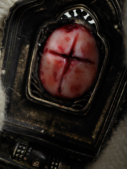 Cthulhu Eye Pendant with Hidden Compartment
