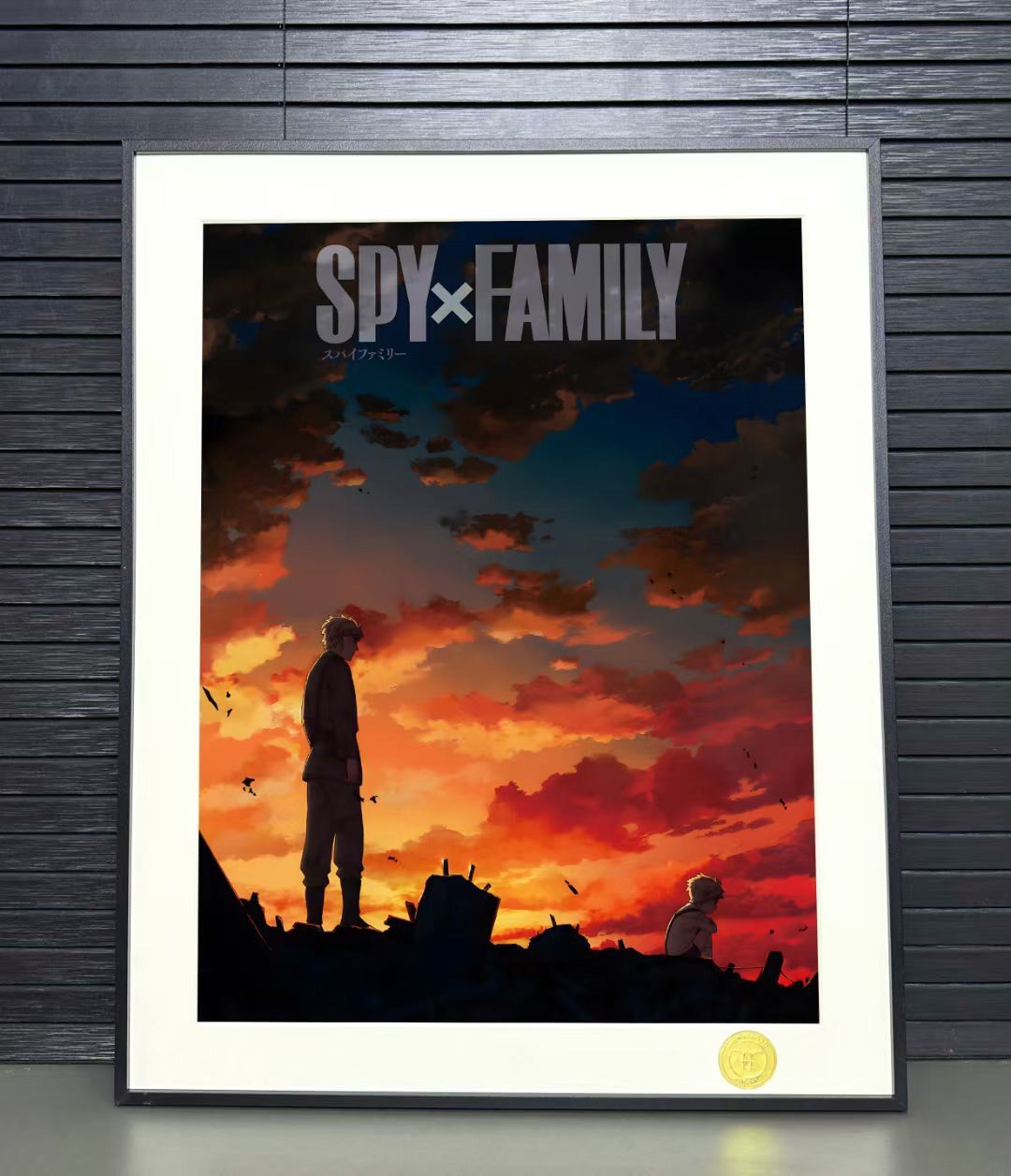 Spy x Family Anime Art Print Framed