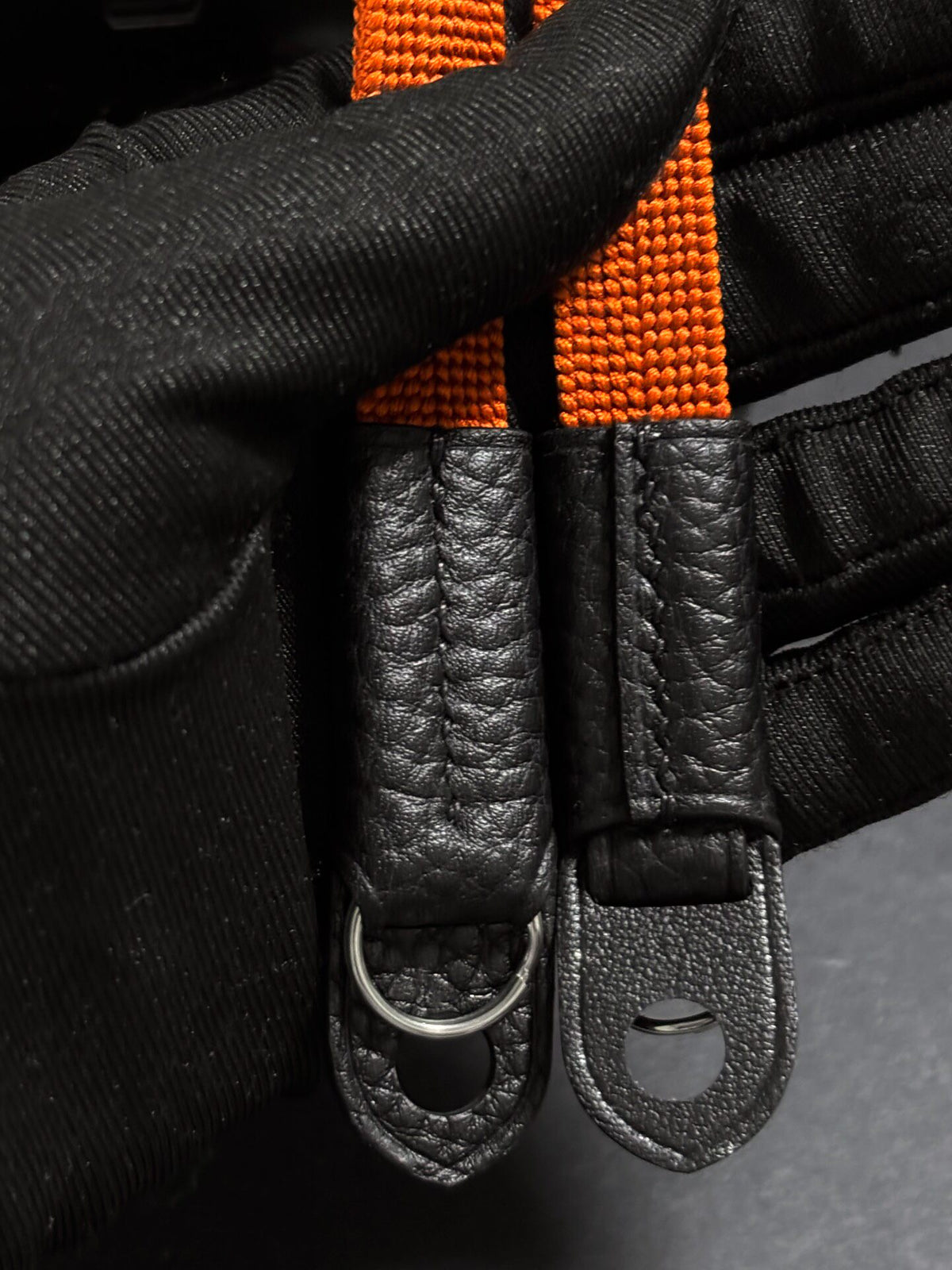 Orange Japanese Silk Camera Shoulder Strap
