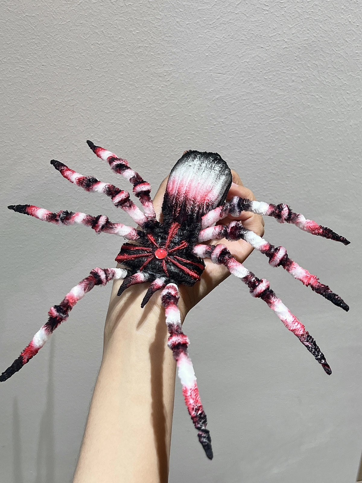 Chenille Spider Plush Dark Fantasy Doll