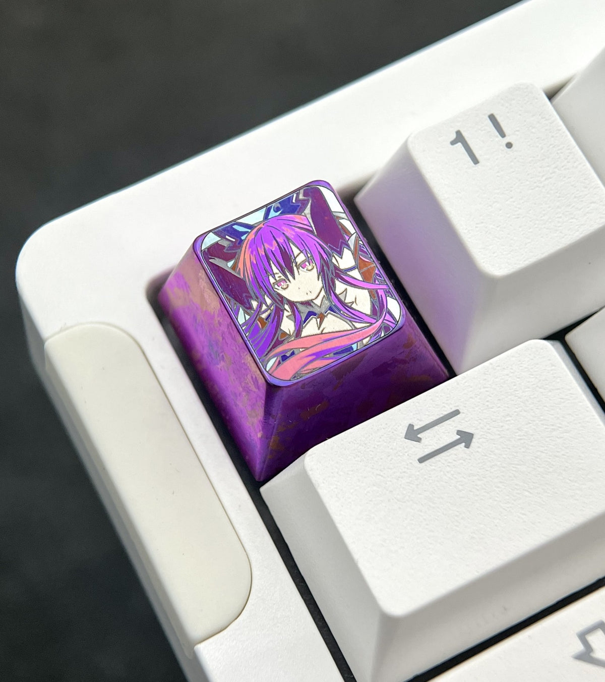 Titanium Alloy 1u Keycap Tohka Yatogami