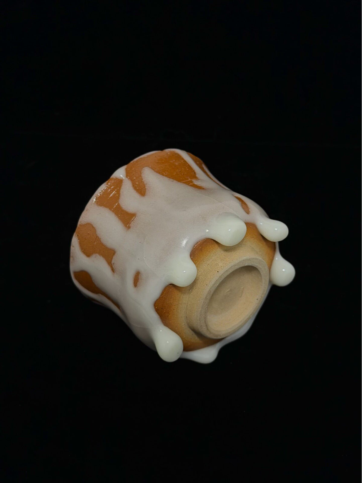 Shino Glaze Cup Five Footed 100ml