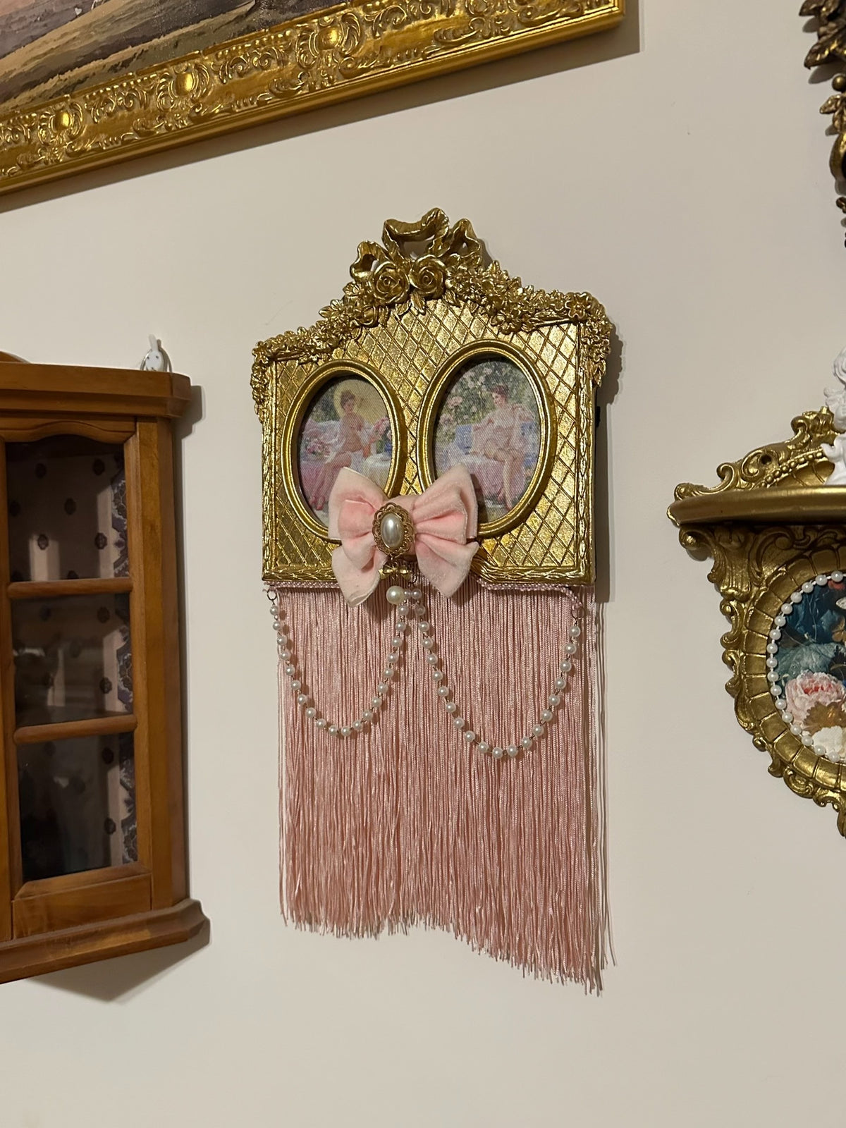Victorian Gold Framed Portrait Wall Hanging