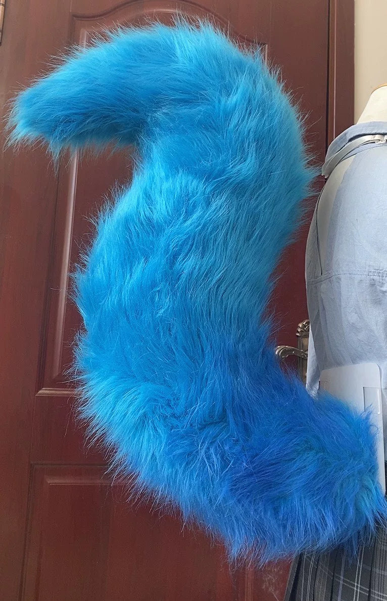 Long Plush Faux Fur Cosplay Tail