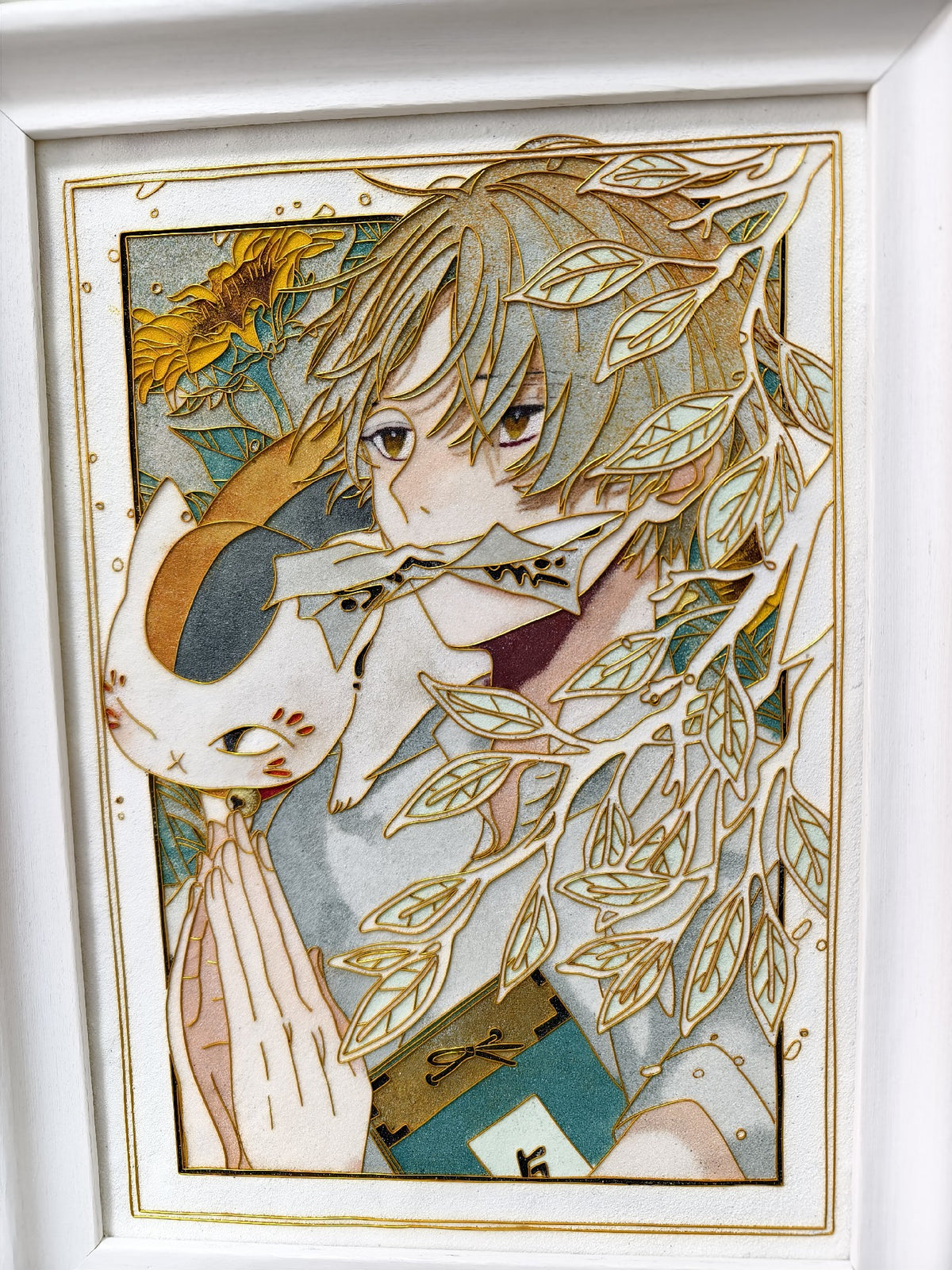 Cloisonne Enamel Artwork A4 Anime Character