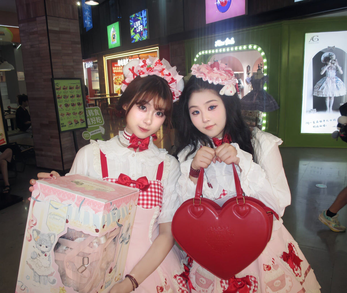 Cupcake Strawberry Bear KC Lolita Headband
