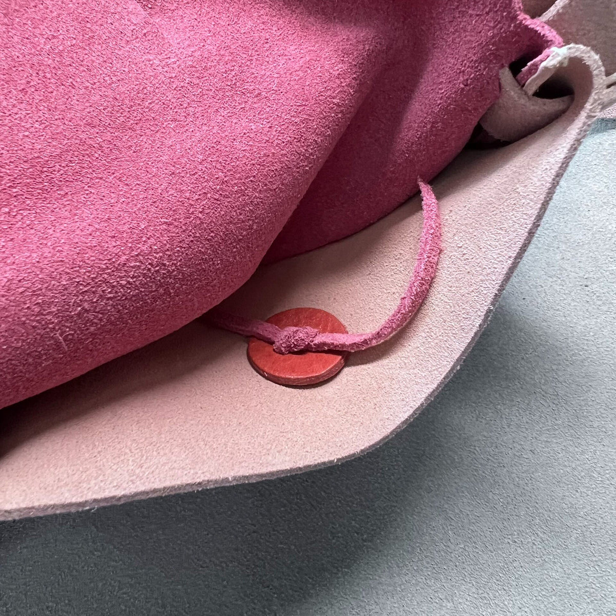 Handmade Suede Crossbody Phone Bag