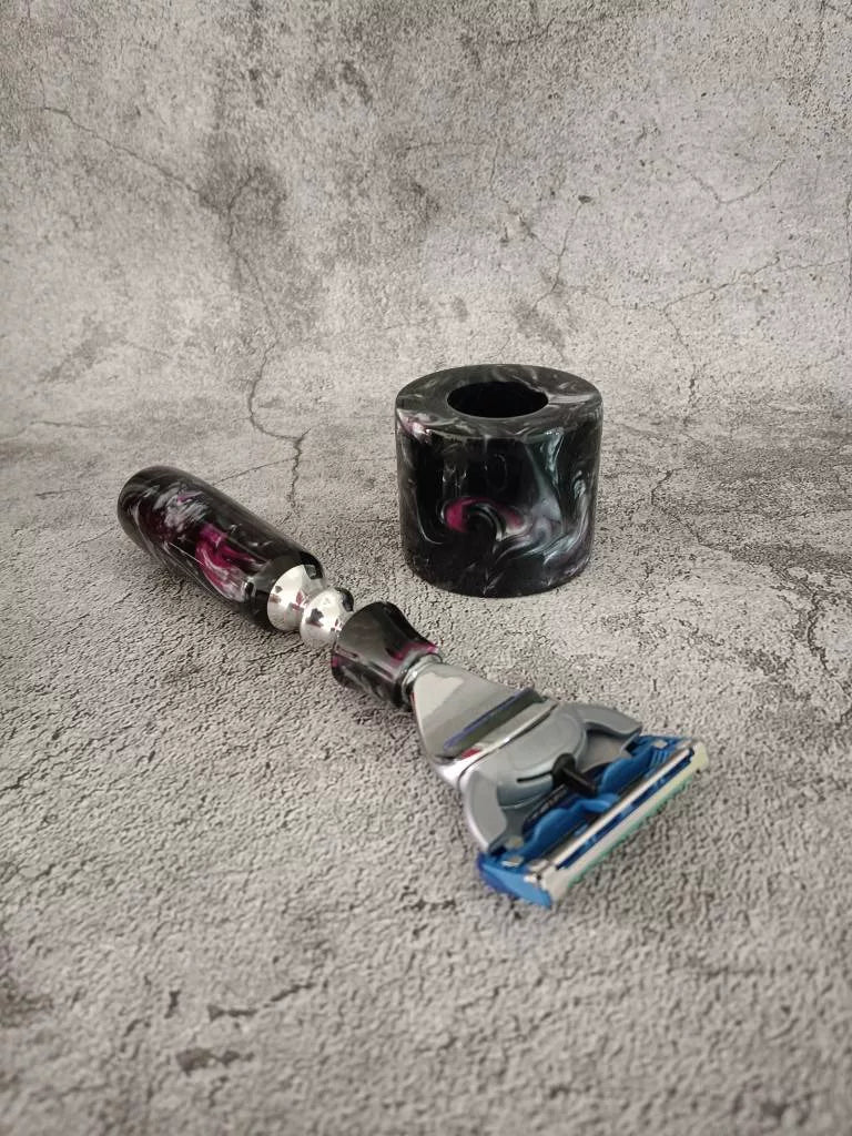 Manual Razor with 7075 Aluminum Resin Handle