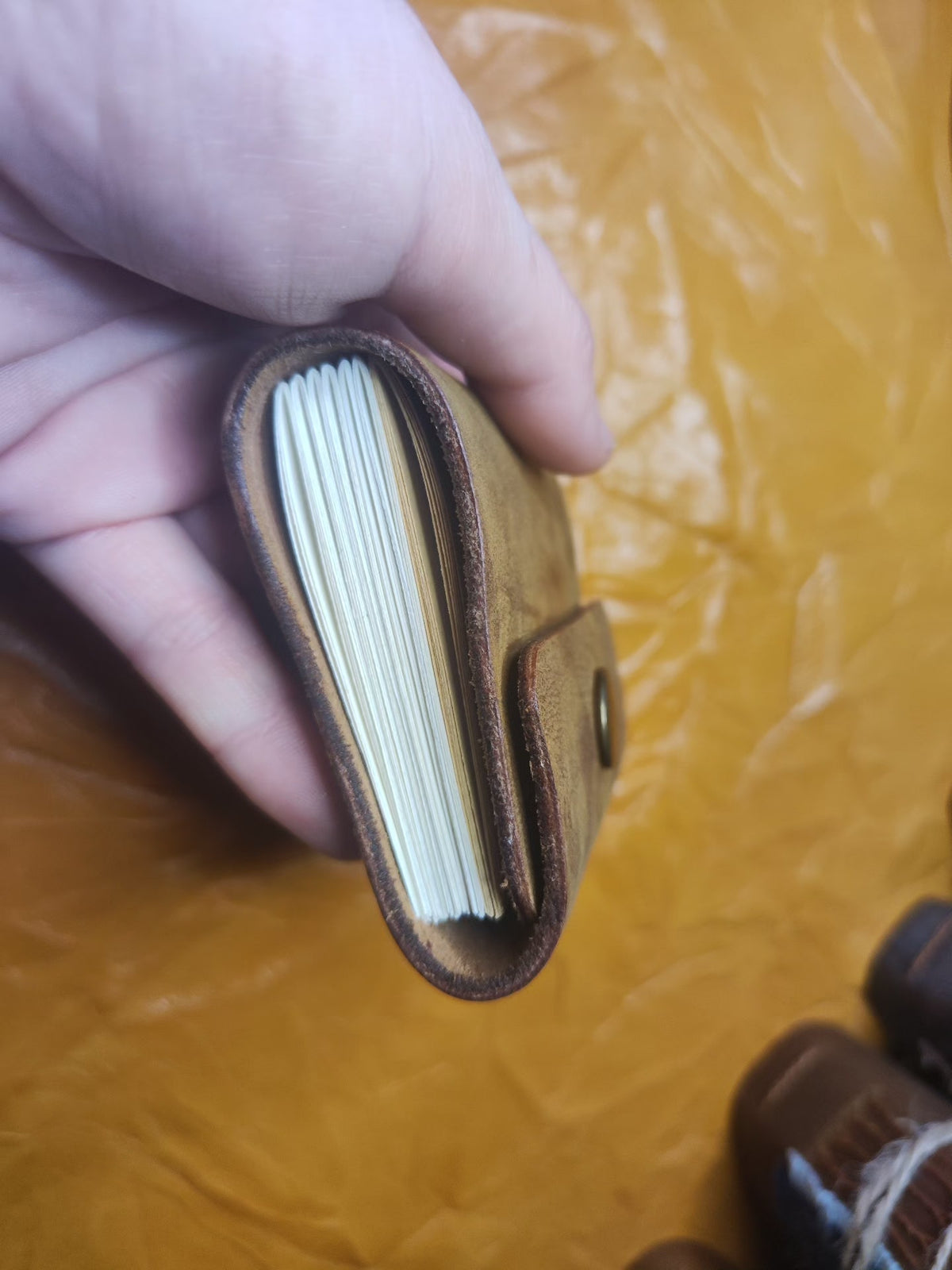 Handcrafted Leather Notebook with 96 Pages