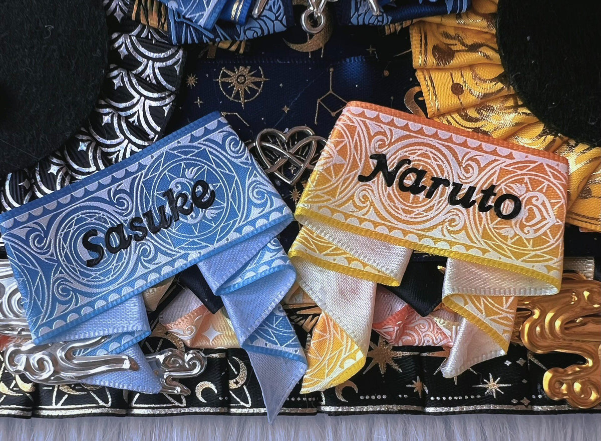 Naruto Sasuke Dual Badge Display Board