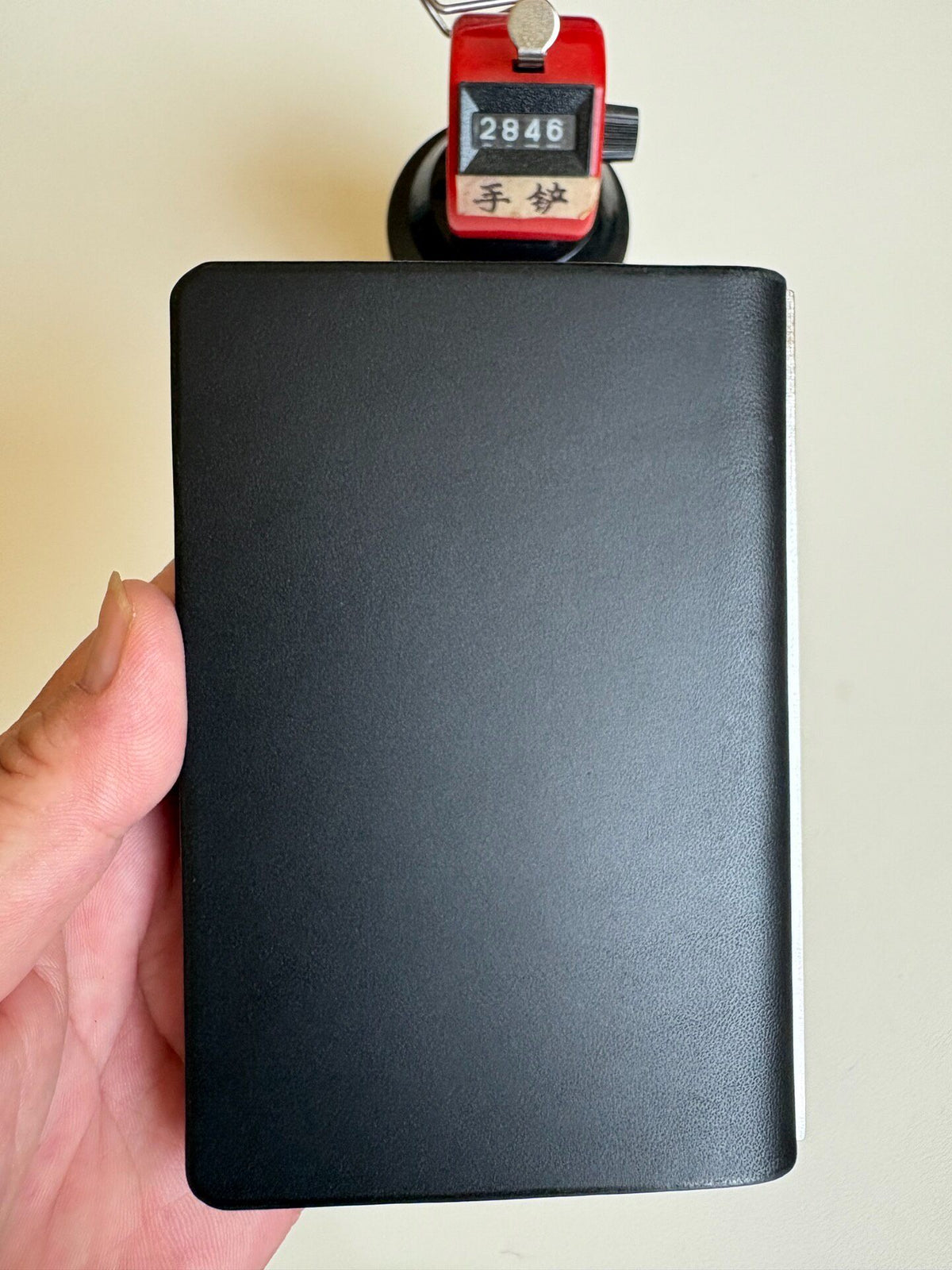 Handmade Black Buttero Leather Binder M5