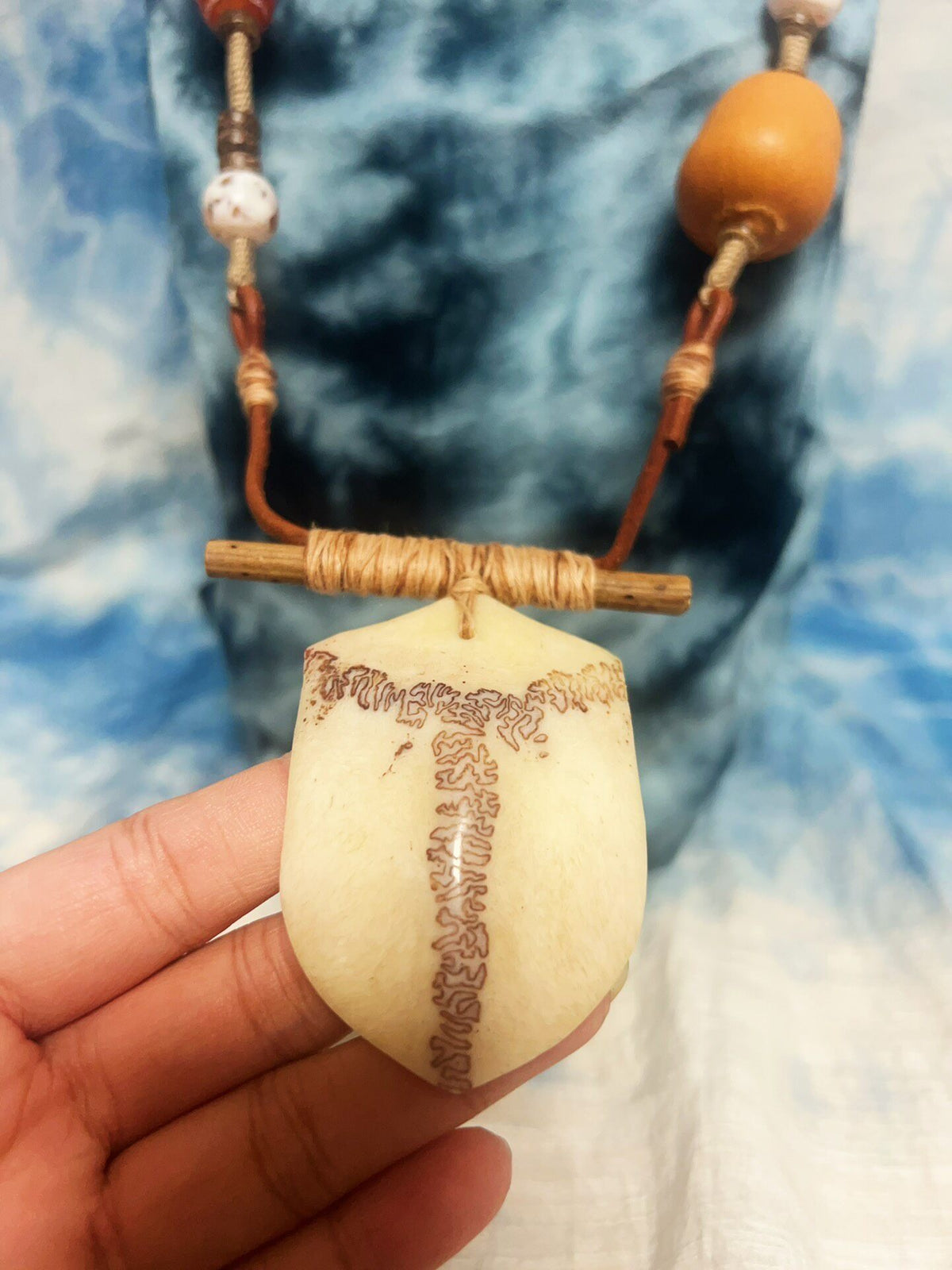 Handwoven Jade Pendant Necklace