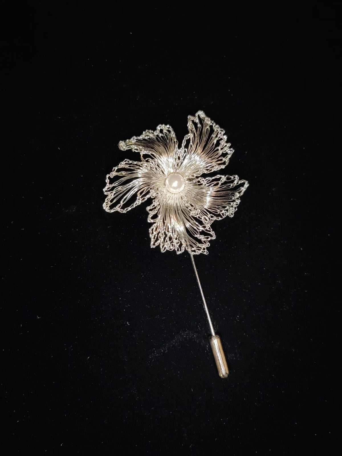 Handcrafted Wire Flower Jewelry Set