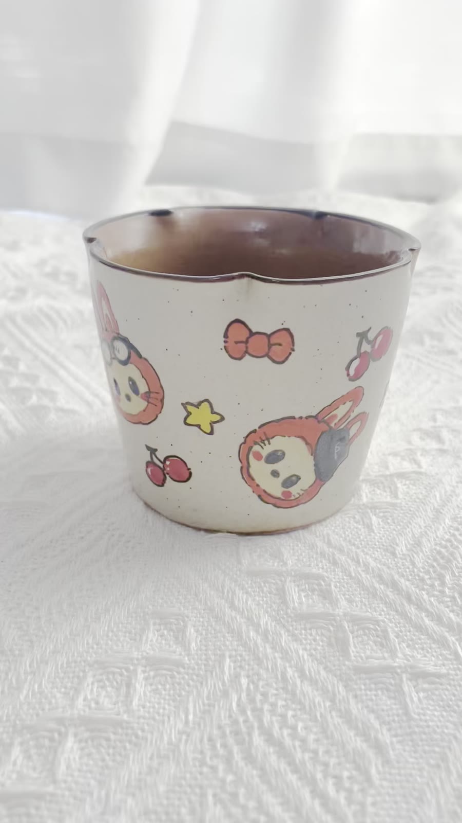 Hand Painted Rabbit Ceramic Cup 230ml