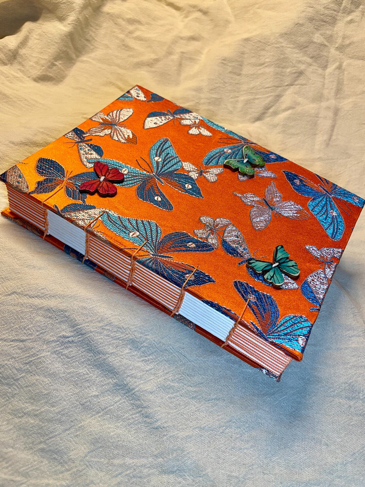 Handmade Notebook Butterfly Jacquard Hardcover