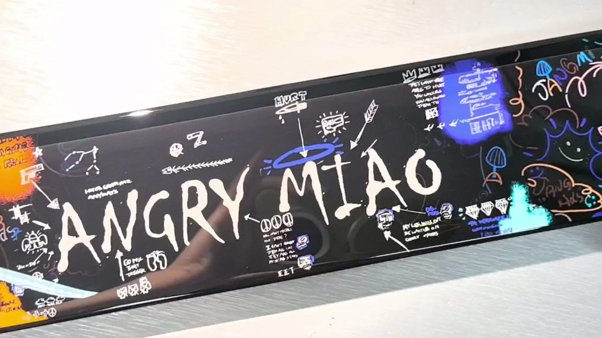 CYBERBOARD R4 Angry Miao Graffiti Keyboard