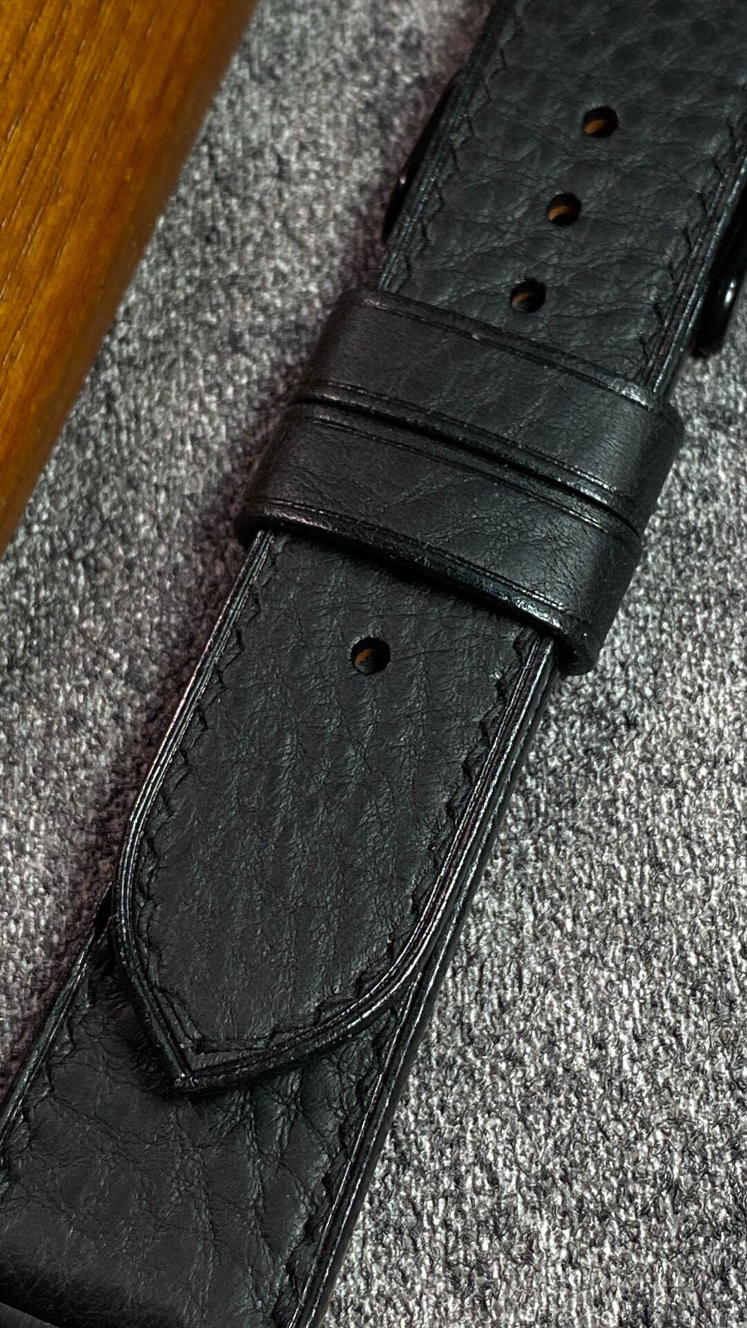 Custom Mbox Leather Smartwatch Strap