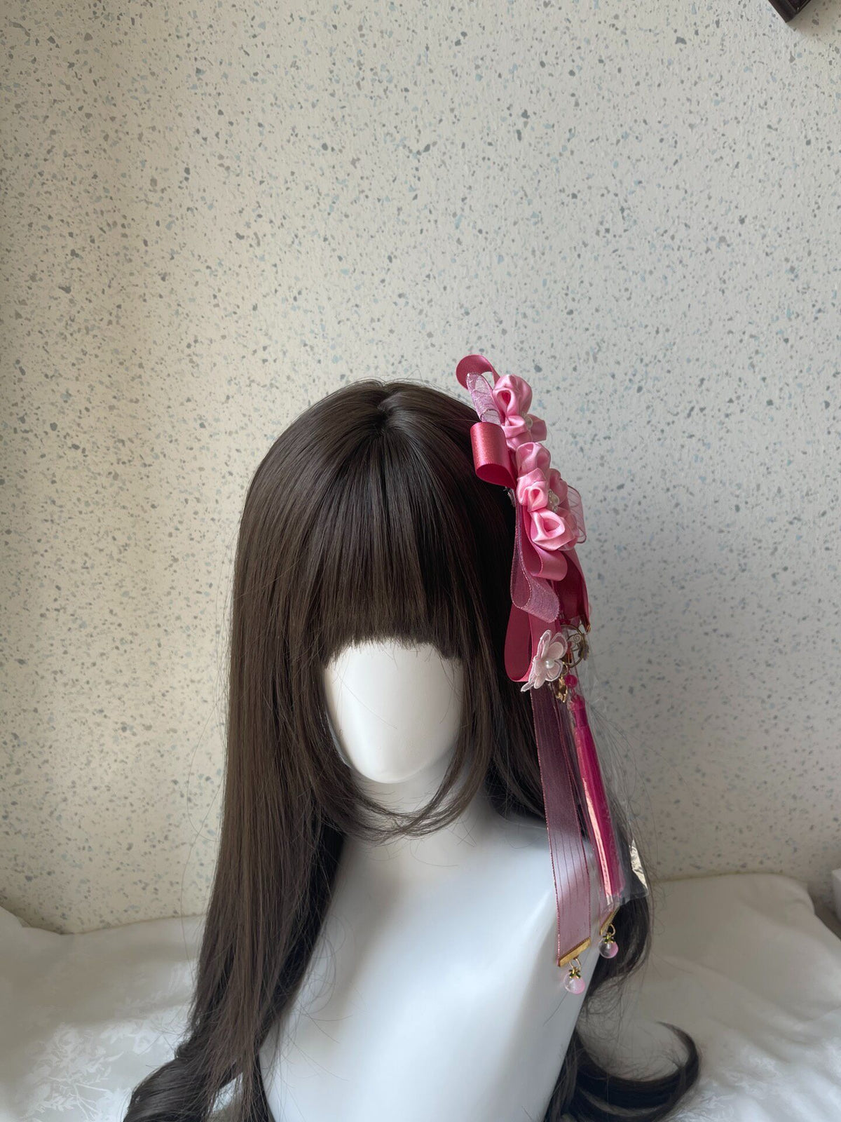 Lolita Pink Cherry Blossom Hair Clip