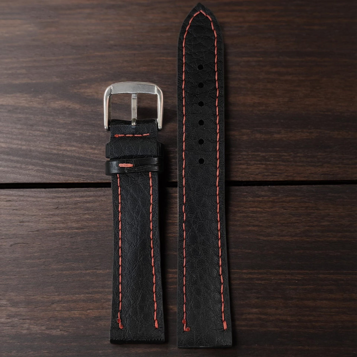 Handcrafted Crocodile Leather Watch Strap 16mm