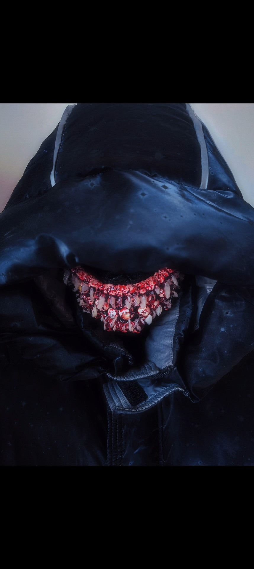 Resin Cthulhu Eye Mask with Teeth