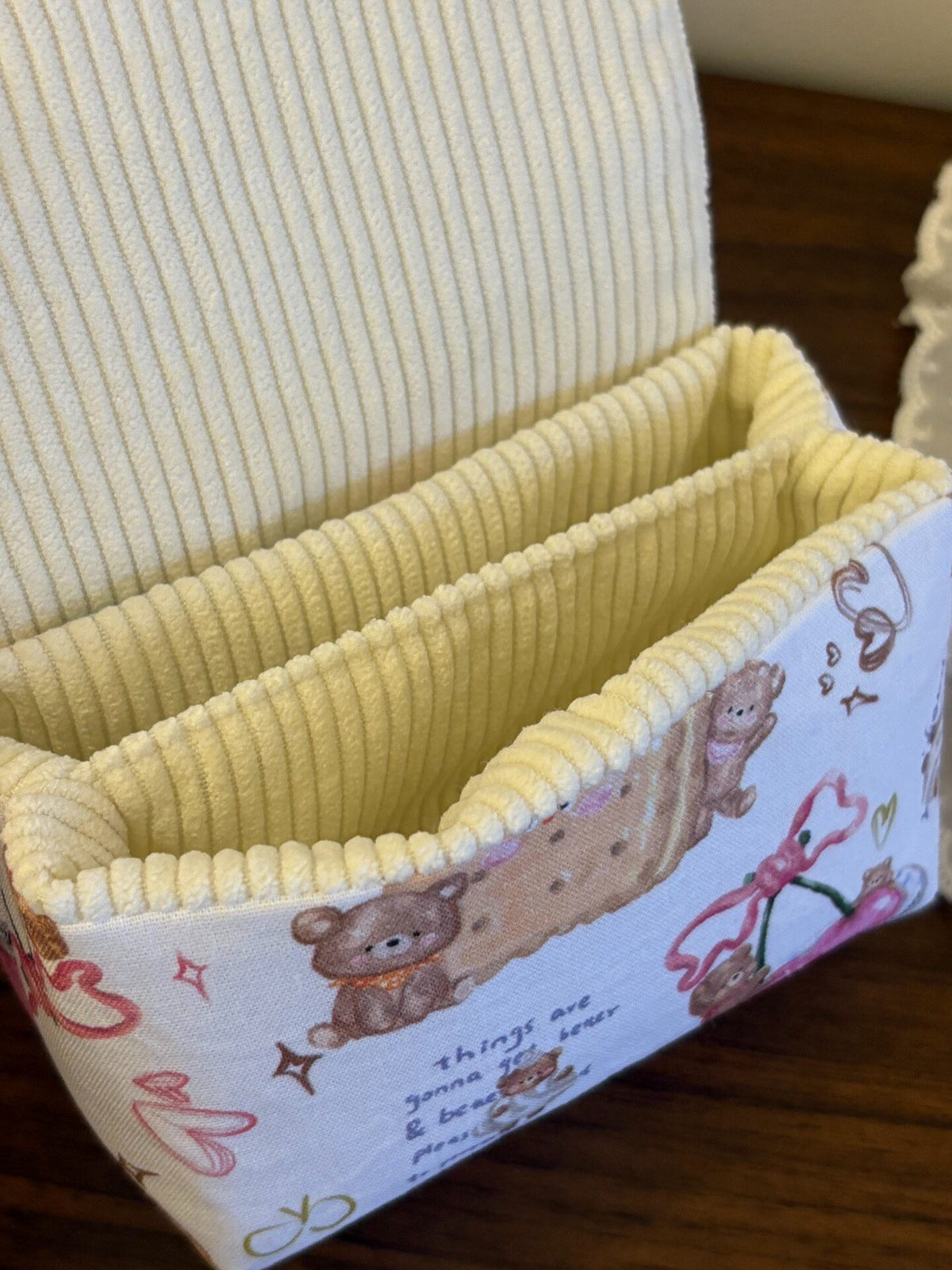 Handmade Double Layer Camera Storage Pouch