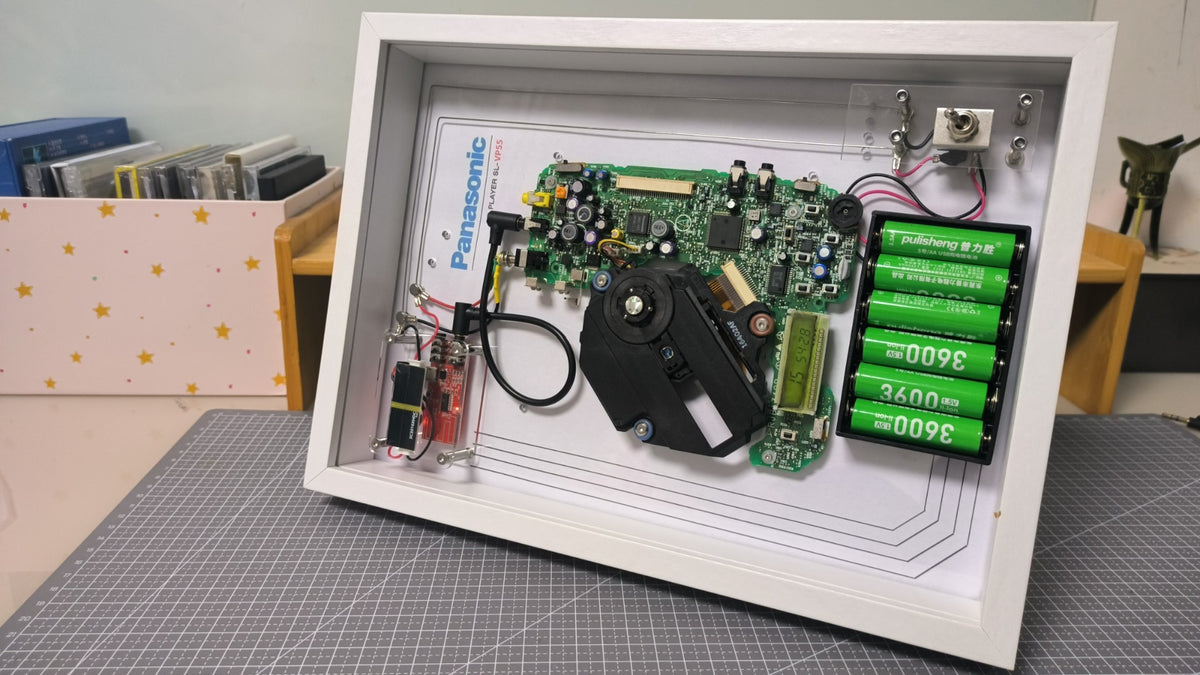 Panasonic CD Player SL-CT500 Exposed Circuit Board