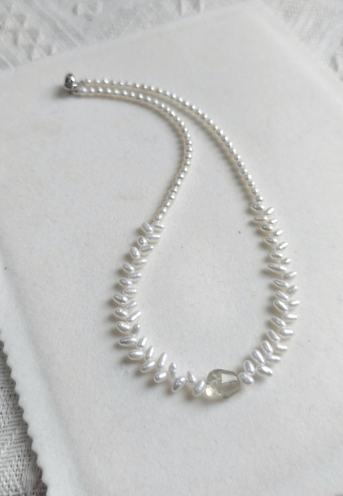 Natural Pearl Wheat Ear Necklace