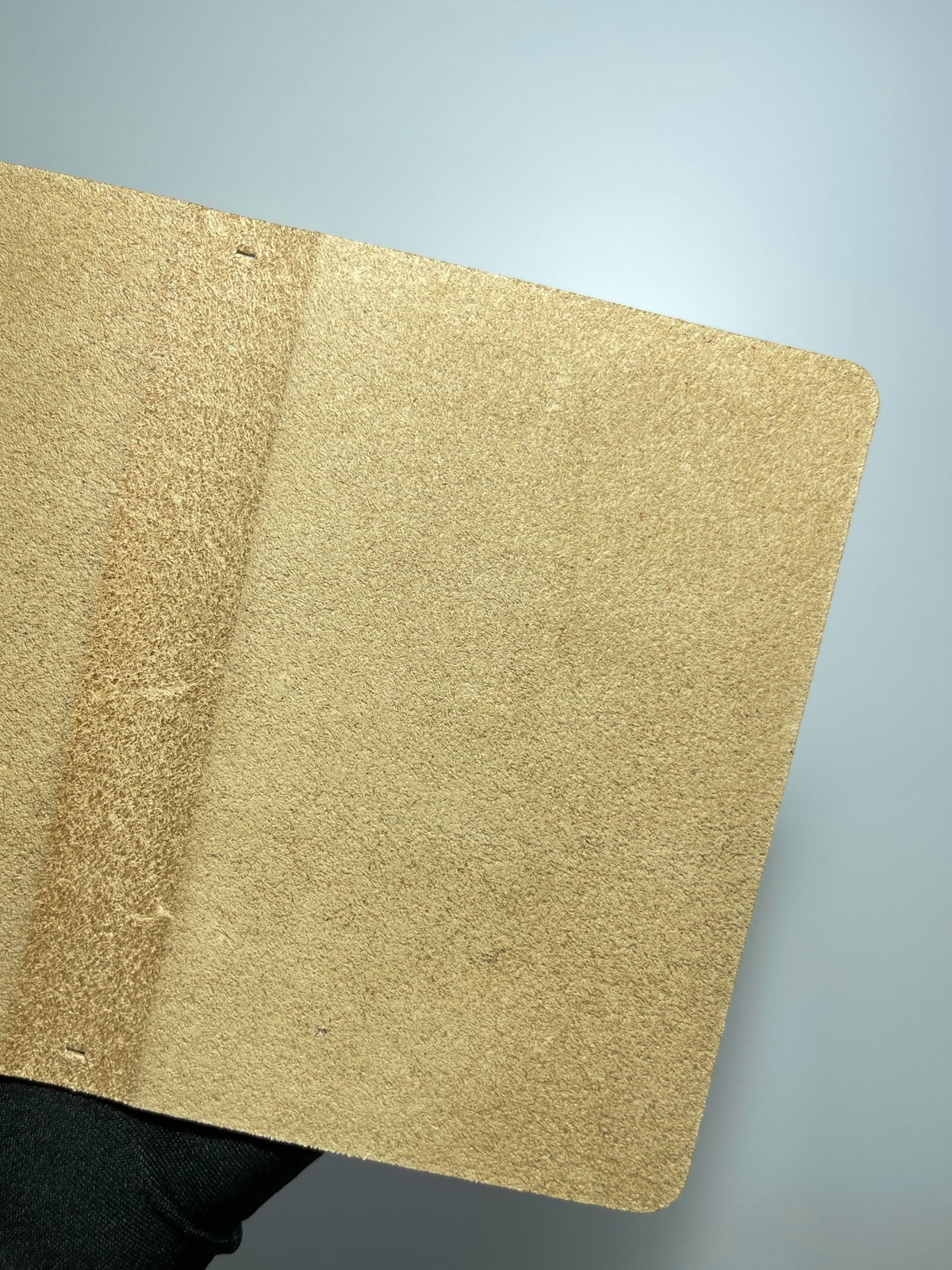 Handmade Leather Plotter Notebook Cover Gold
