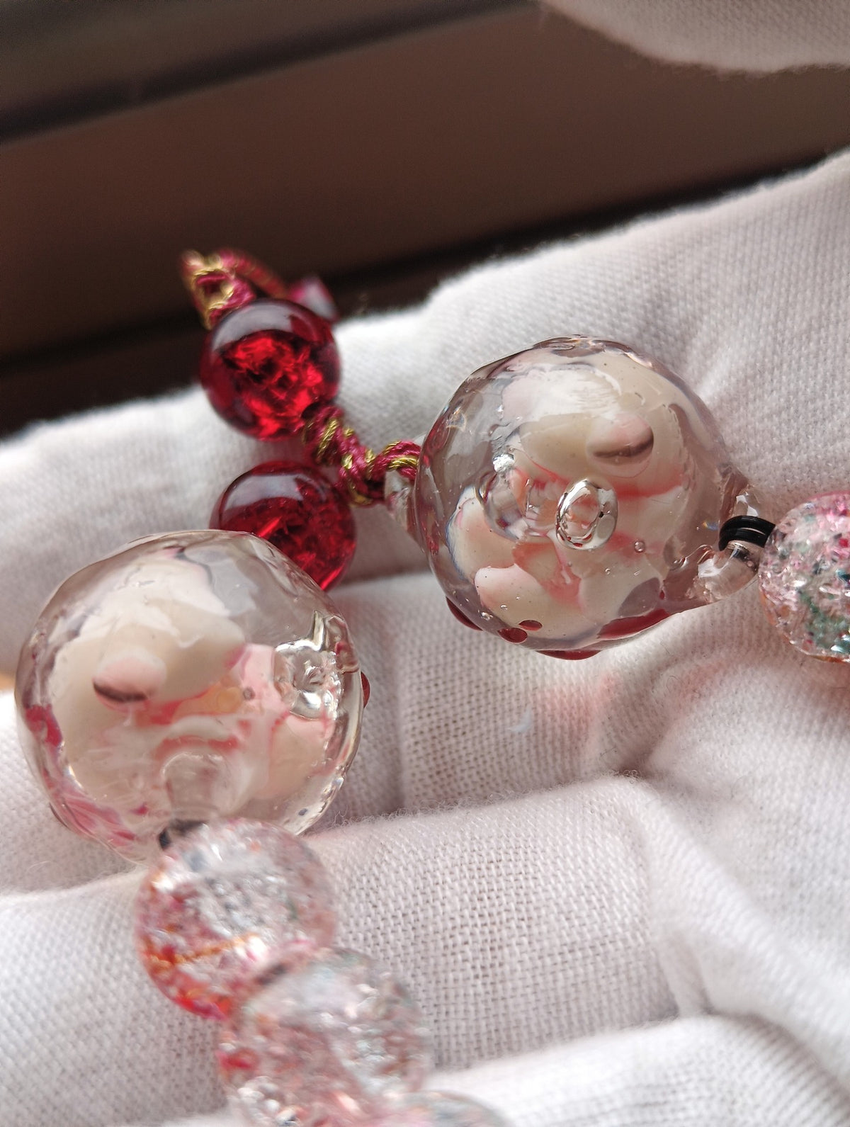Cthulhu Embryo Beaded Pendant Charm