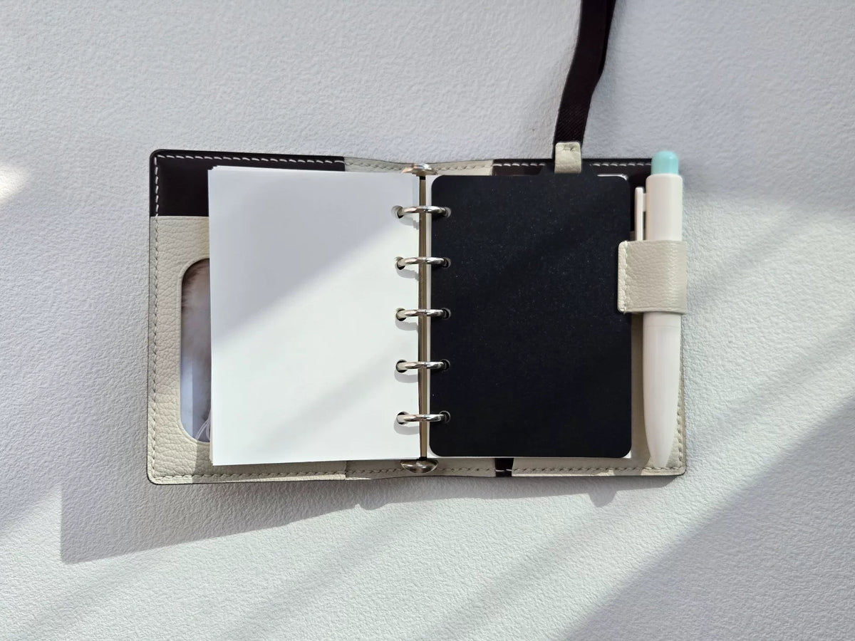 Carnet-organiseur Bivini M5 Cuir Barenia Ébène