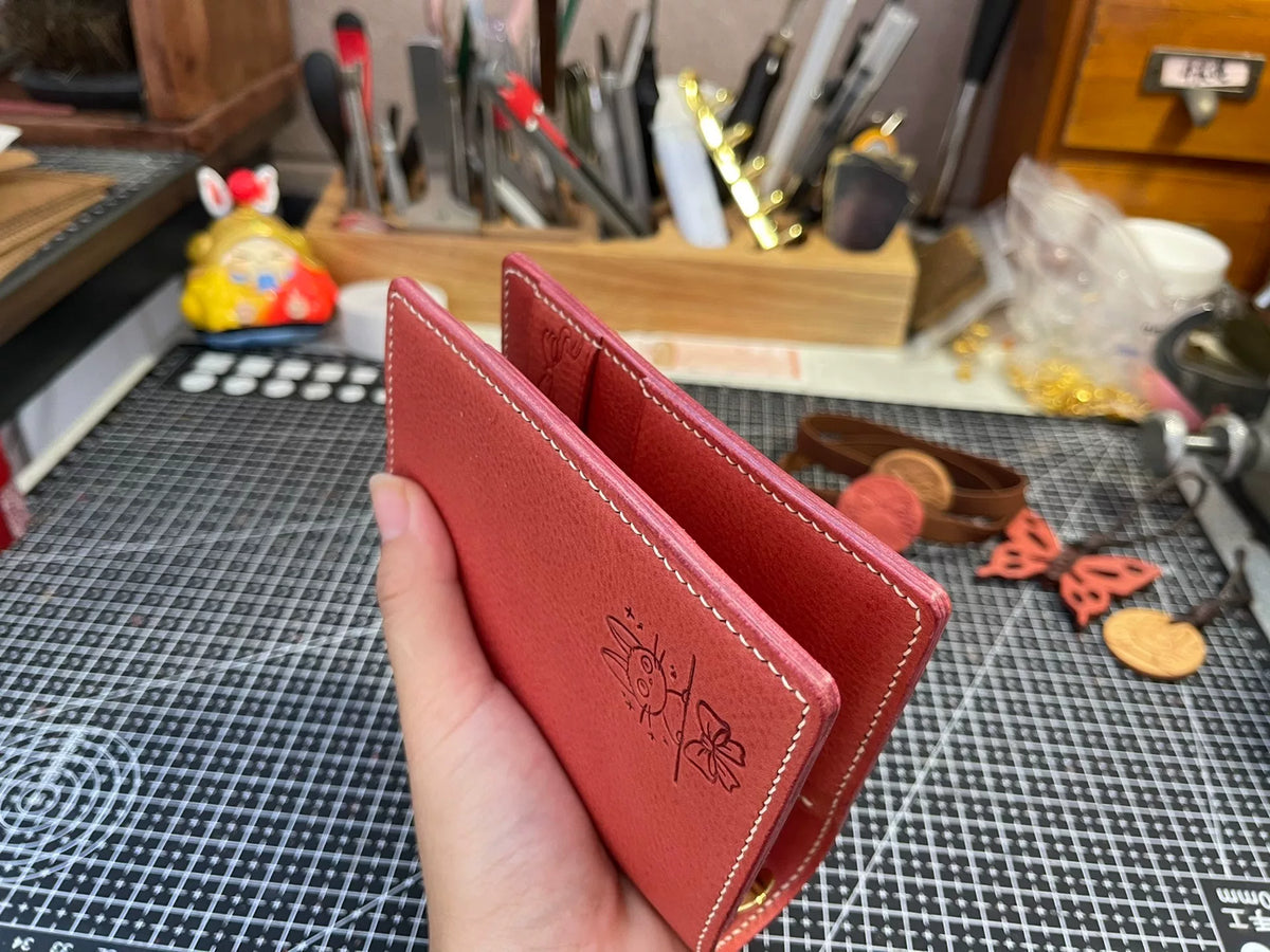 Terracotta Leder A8 M5 Ringbuch-Einband