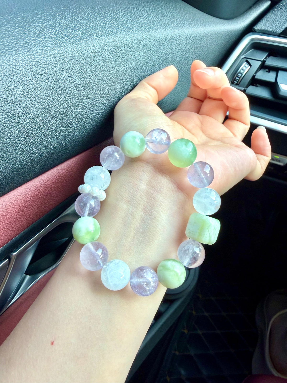 Lavender Lover Kralenarmband Amethist Jade