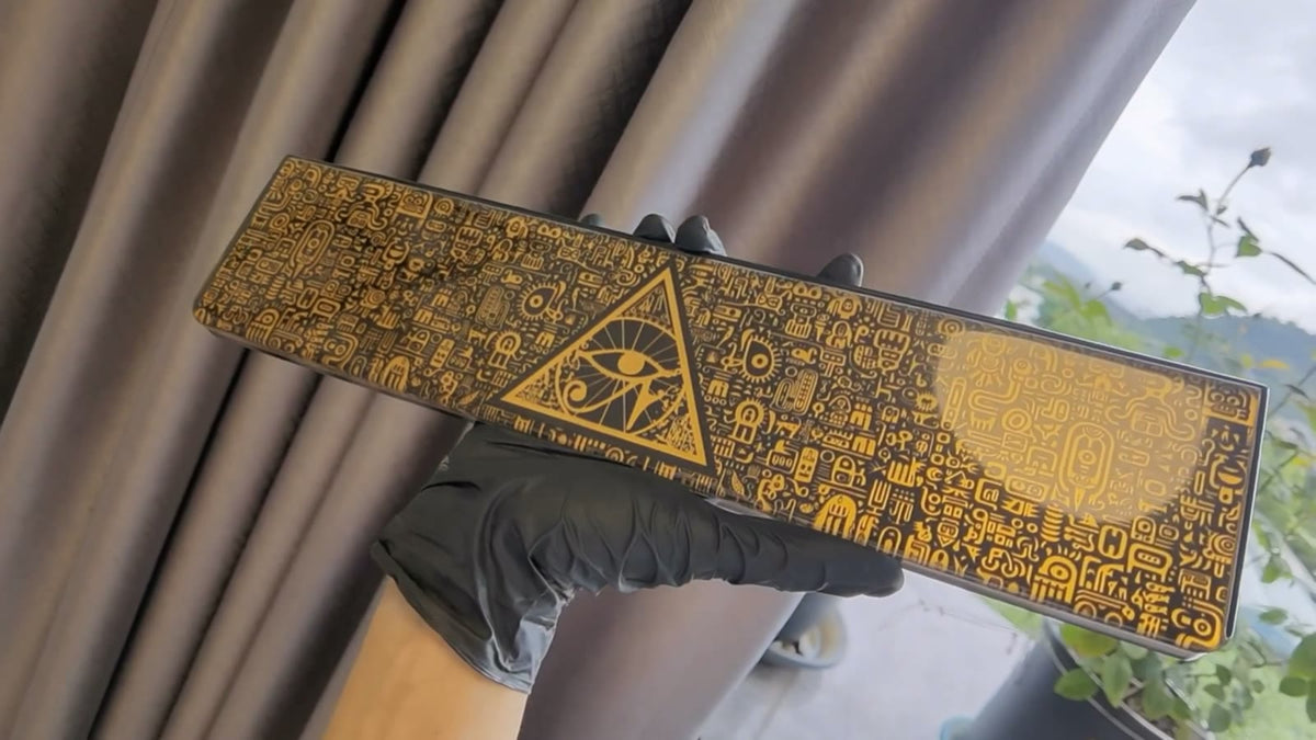 Egyptian Black Gold Keyboard Wrist Rest