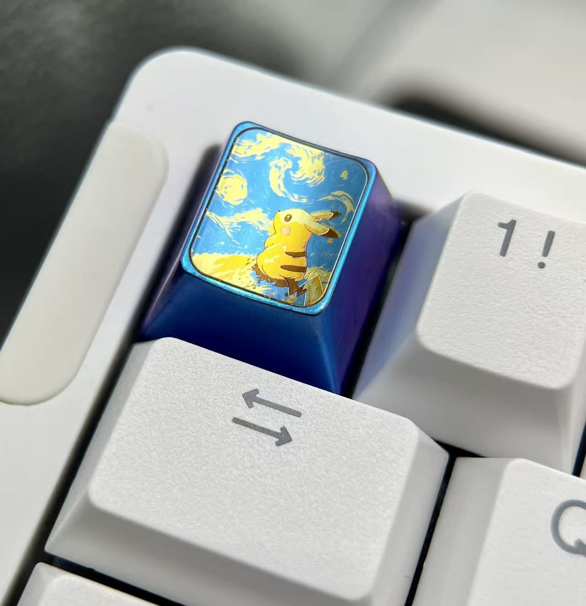 Keycap Pikachu in Lega di Titanio