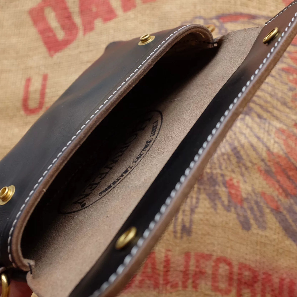 Horween Chromexcel Leather Crossbody Pouch Bag