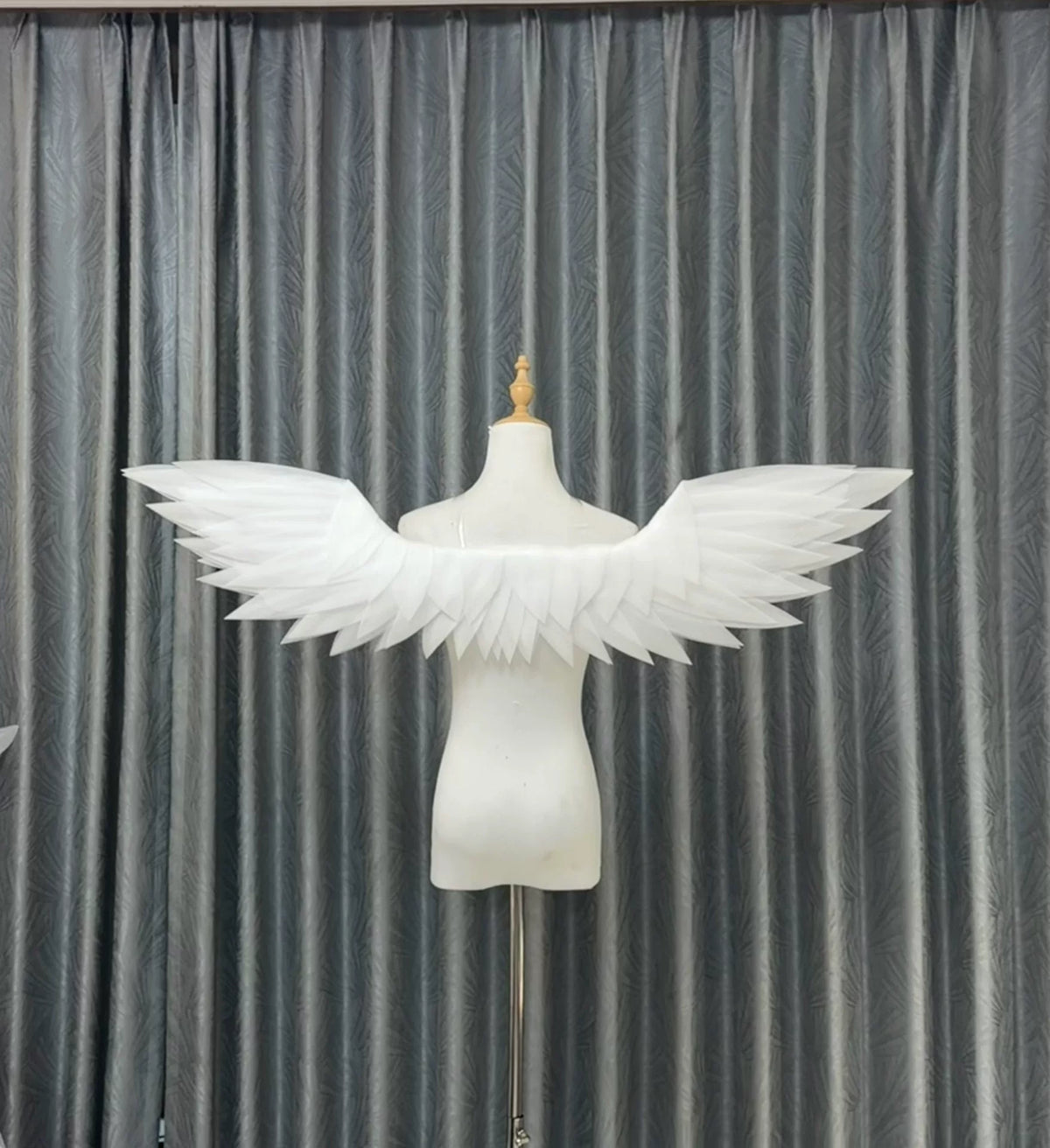 Wearable Angel Wings with Clear Straps