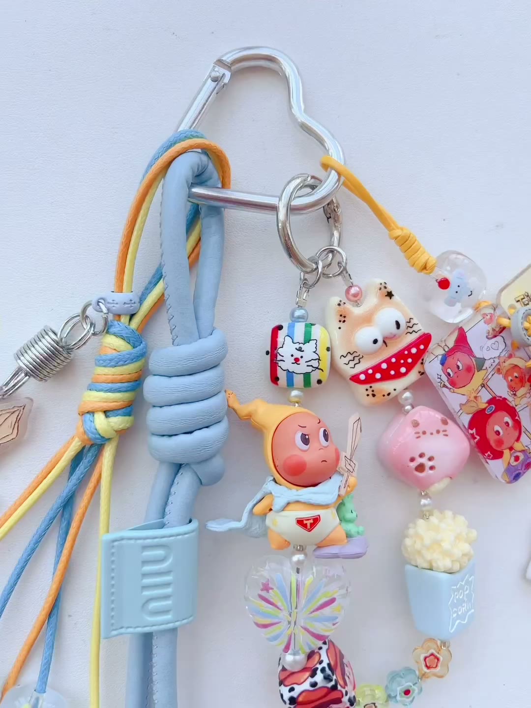 Handcrafted Prince Figure Bag Charm Keychain