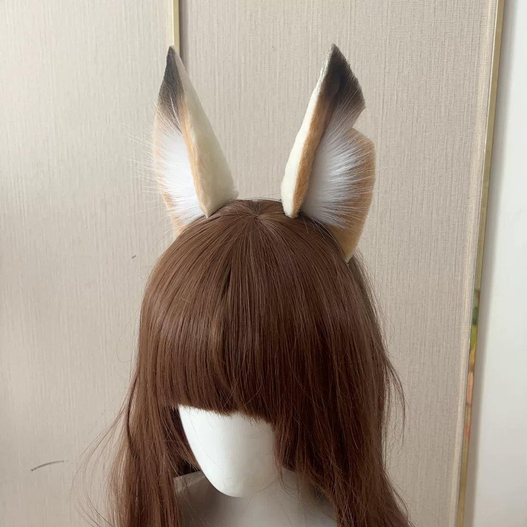 Serre-tête d'oreilles de renard cosplay Blue Archive