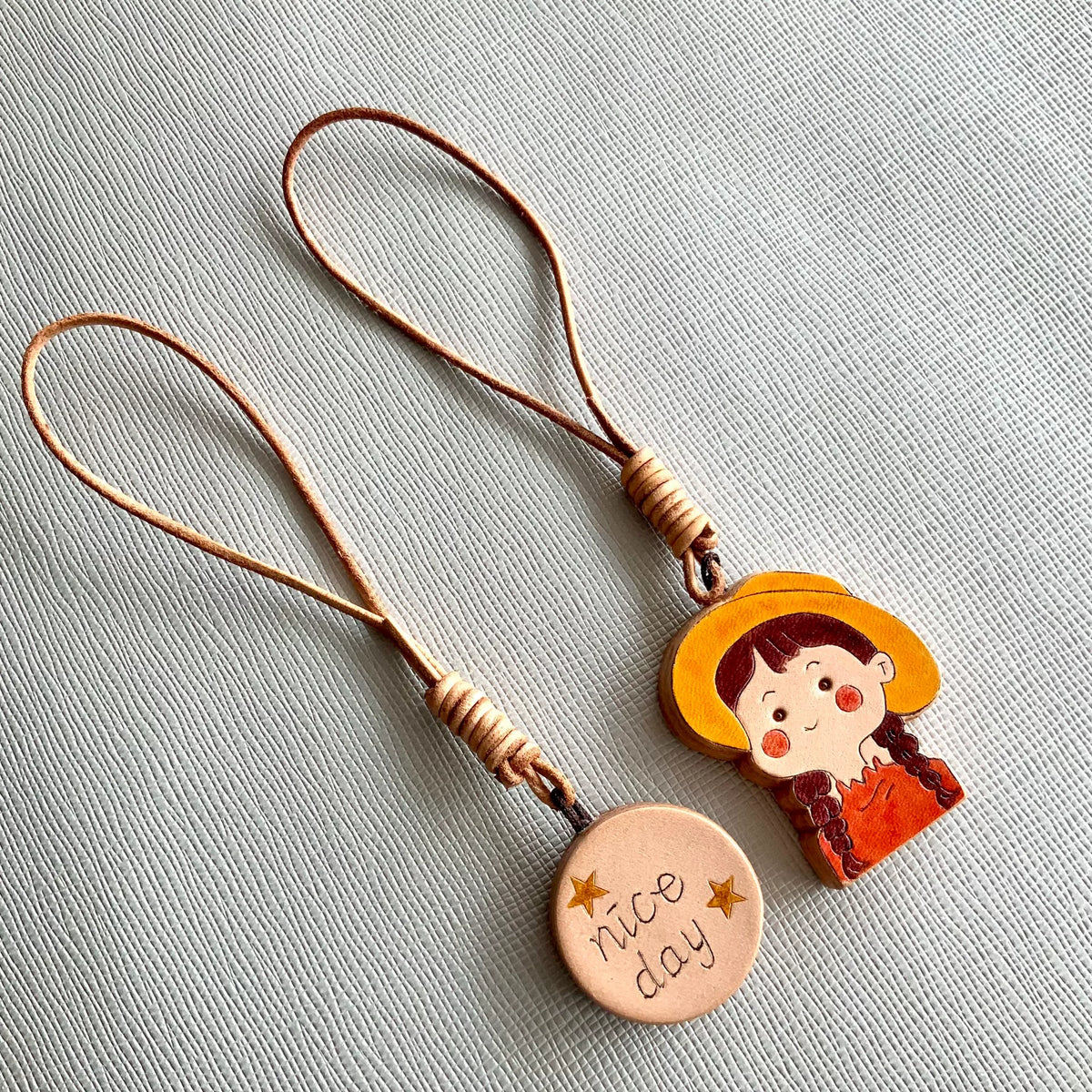 Set Charm in Pelle per Borse, Taccuini e Chiavi