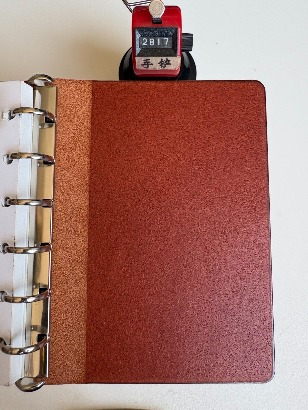 A7 15-Ring Binder Buttero Leather Brown