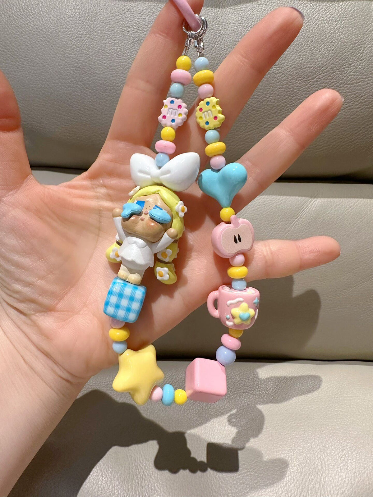 Crying Doll Phone Chain Bag Charm Keychain